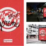 Création d'affiche publicitaire pour Supreme par les étudiants de 2e année de CREAPOLE l'école de design graphique et communication visuelle