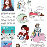 Illustration pour le livre de Pénélope Bagieu par les étudiants de 2e année de CREAPOLE, l'école de design graphique et communication visuelle